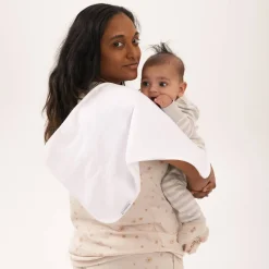 The Sleep Store Muslin Burp Cloth 2pk White Online
