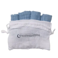 The Sleep Store Muslin Face Cloth 4 pack Sale