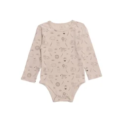 The Sleep Store Organic Cotton Long Sleeve Bodysuit New