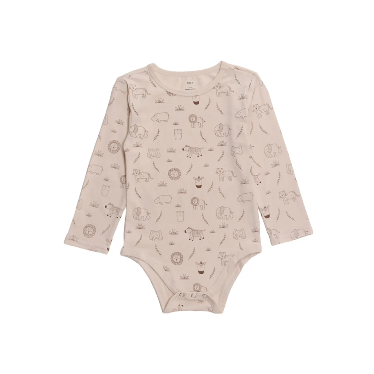 The Sleep Store Organic Cotton Long Sleeve Bodysuit New