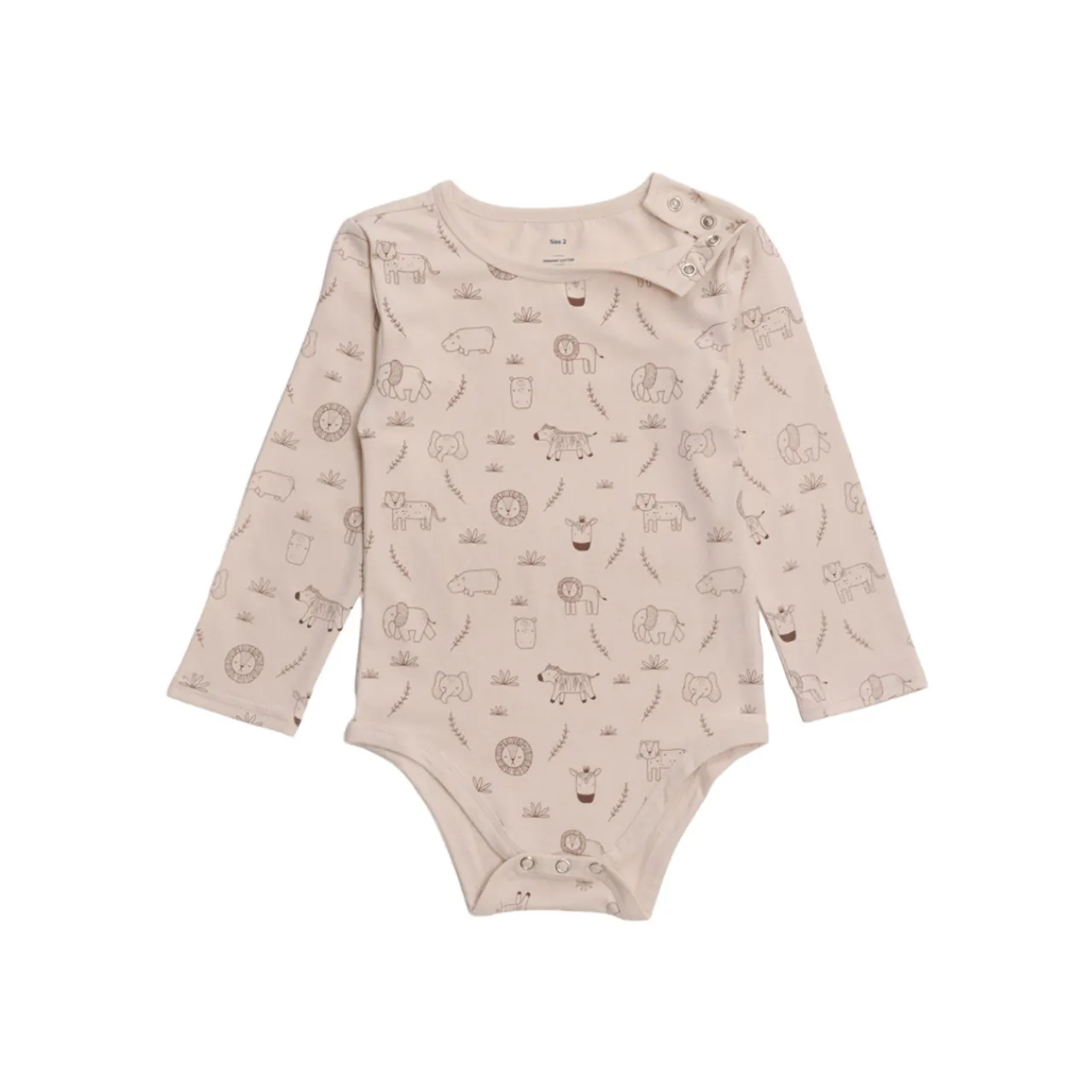 The Sleep Store Organic Cotton Long Sleeve Bodysuit New