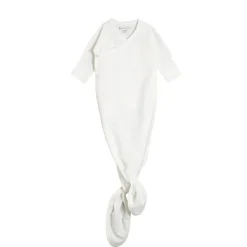 The Sleep Store Organic Cotton Pointelle Kimono Gown Cream Online