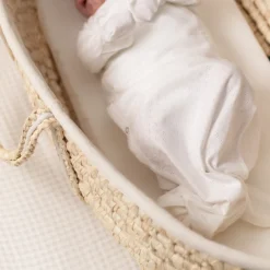 The Sleep Store Organic Cotton Pointelle Kimono Gown Cream Online