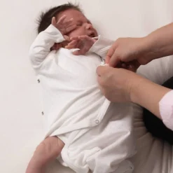 The Sleep Store Organic Cotton Pointelle Kimono Gown Cream Online