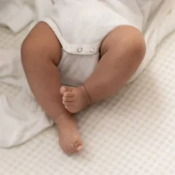 The Sleep Store Organic Cotton Pointelle Singletsuit Cream Discount