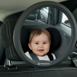 The Sleep Store Round Car Mirror Fashion