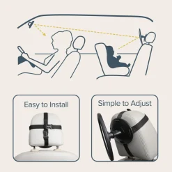 The Sleep Store Round Car Mirror Fashion