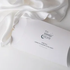 The Sleep Store Silk Co-Sleeper Fitted Sheet Ivory Clearance