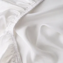 The Sleep Store Silk Co-Sleeper Fitted Sheet Ivory Clearance