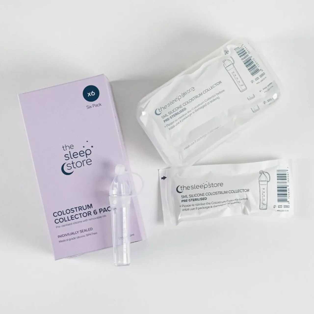 The Sleep Store Sterile Colostrum Collector 6pk New
