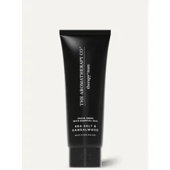 The Aromatherapy Company Therapy Man Shaving Cream - Sea Salt & Sandalwood - Clearance Sale