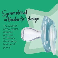 Tommee Tippee - Glow Night Soothers 2 Pack Fashion