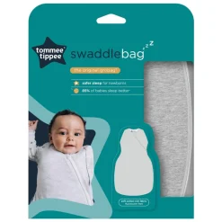 Tommee Tippee Grobag 1.0 tog Swaddlebag - Clearance Grey Marl Hot