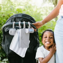 Ubbi On the Go Bag Dispenser Grey Fashion