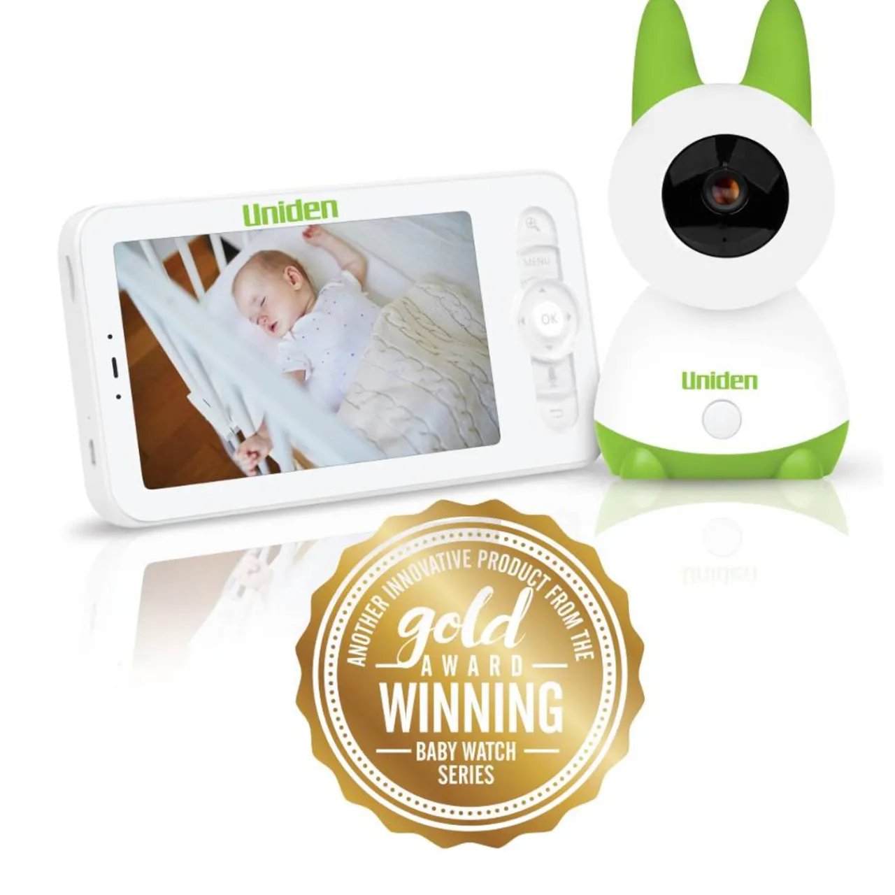 Uniden BW6151R Super HD 5" Wireless Smart Baby Monitor and Camera with Smartphone Access Online