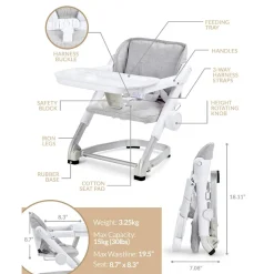 Unilove Feed Me 3-in-1 Dining Booster Seat New