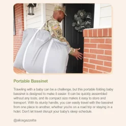 Unilove Hug Me Plus 3-in-1 Bedside Bassinet with Mosquito Net Shadow Grey Outlet