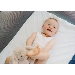 The Sleep Store Waterproof Fitted Protector Sheet - Drift Travel Cot Online