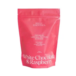 Welle Essentials Premium Natural Protein - White Choc & Raspberry Online