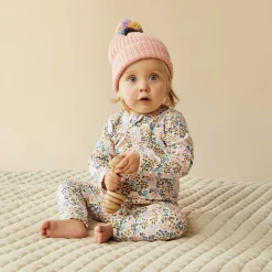 Wilson + Frenchy Wilson & Frenchy Organic Cotton Zipsuit with Feet - Current Season Fashion