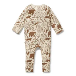 Wilson + Frenchy Wilson & Frenchy Organic Cotton Zipsuit with Feet - Current Season Fashion