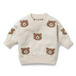 Wilson + Frenchy Wilson & Frenchy Organic Knitted Jacquard Jumper Discount