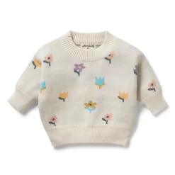 Wilson + Frenchy Wilson & Frenchy Organic Knitted Jacquard Jumper Discount
