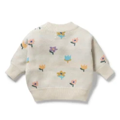 Wilson + Frenchy Wilson & Frenchy Organic Knitted Jacquard Jumper Discount