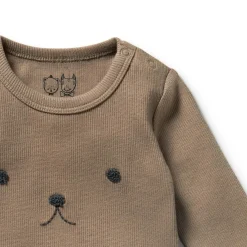 Wilson + Frenchy Wilson & Frenchy Organic Rib Long Sleeved Bodysuit Discount