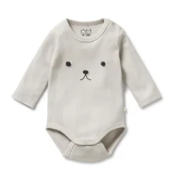 Wilson + Frenchy Wilson & Frenchy Organic Rib Long Sleeved Bodysuit Discount