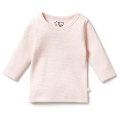 Wilson + Frenchy Wilson & Frenchy Organic Stripe Rib Long Sleeve Top New