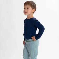 Woolbabe Merino/Organic Cotton Long Sleeve Henley Bodysuit - Daydream Collection Outlet