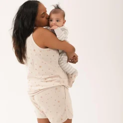 Woolbabe Relax! Lounge Shorts - Sale Dune Sunburst Clearance