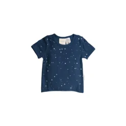 Woolbabe Summer Pyjama Top Tekapo Stars Clearance