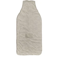 Woolbabe X BO & KO Collab 3 Seasons Front Zip Sleeping Bag Flax Ngaru Fashion