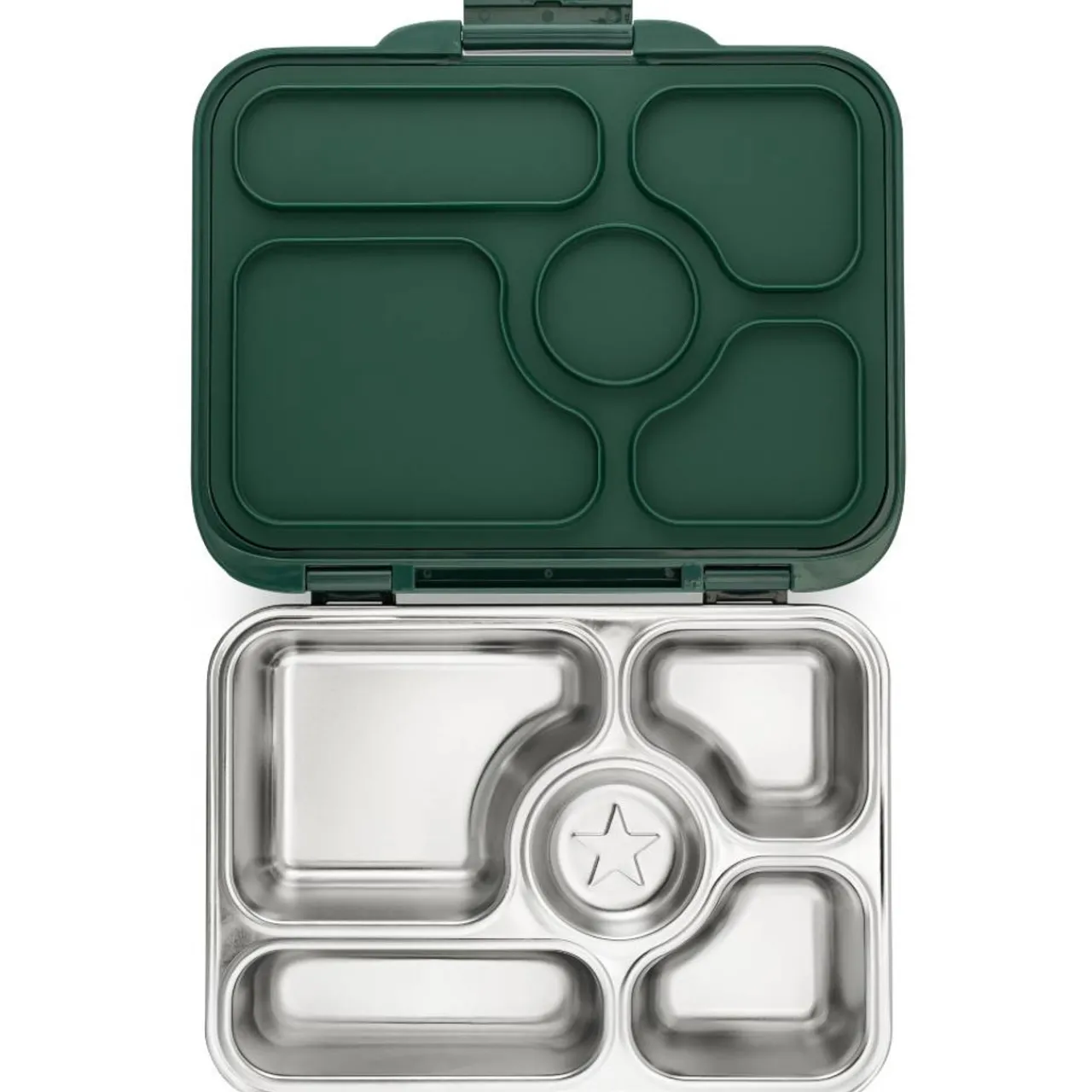 YumBox Presto Stainless Steel Bento Lunchbox Kale Green Sale