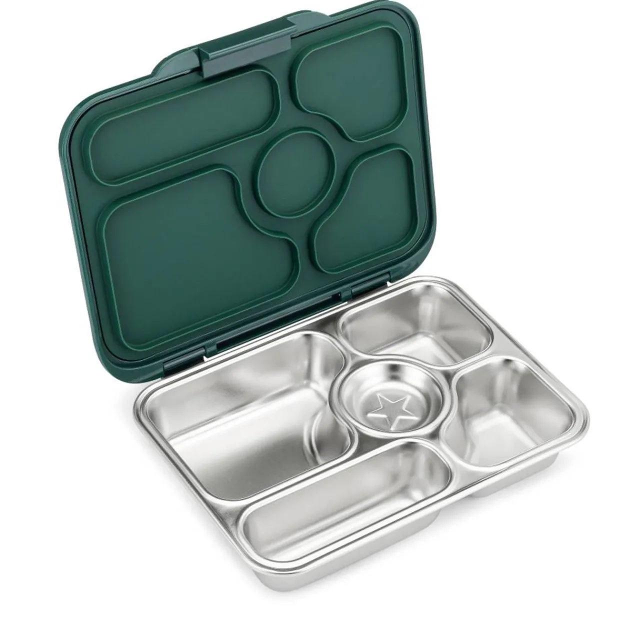 YumBox Presto Stainless Steel Bento Lunchbox Kale Green Sale