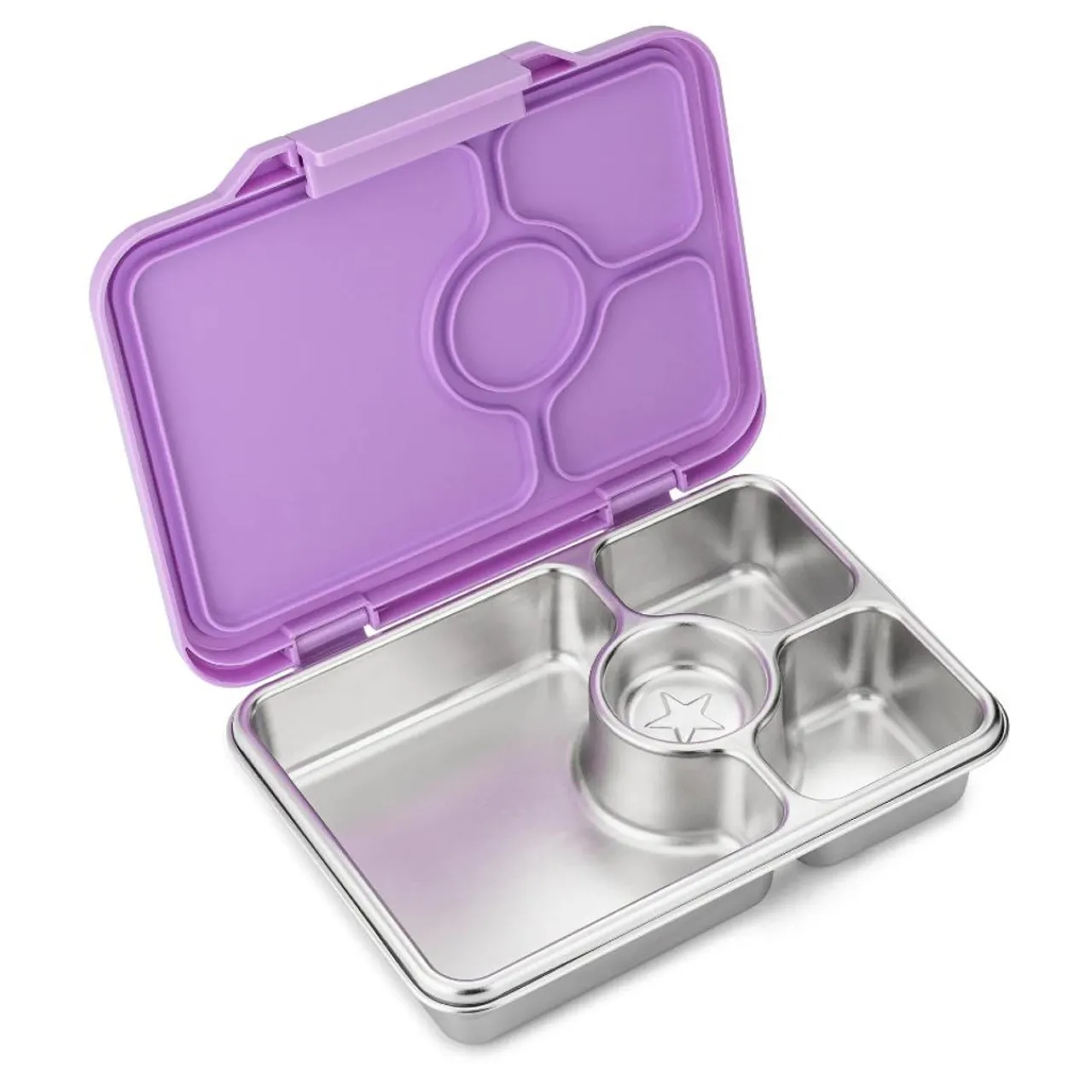 YumBox Pret Stainless Steel 4 Compartment Bento Lunchbox New